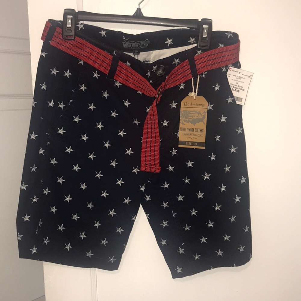 Navy shorts
